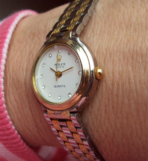 ladies rolex vintage quarz|rolex lady's watch value.